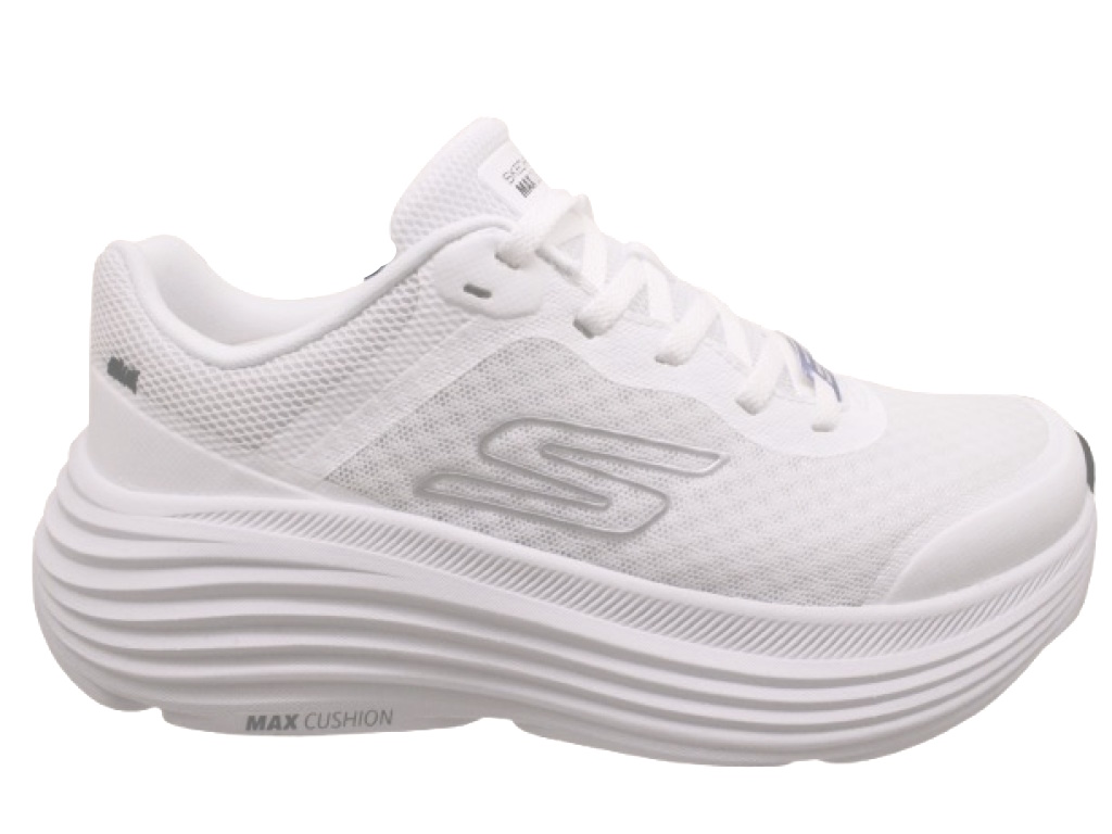 SKECHERS  129470 WBK,MAX,CUSHIONING ENDEA BIANCO 39