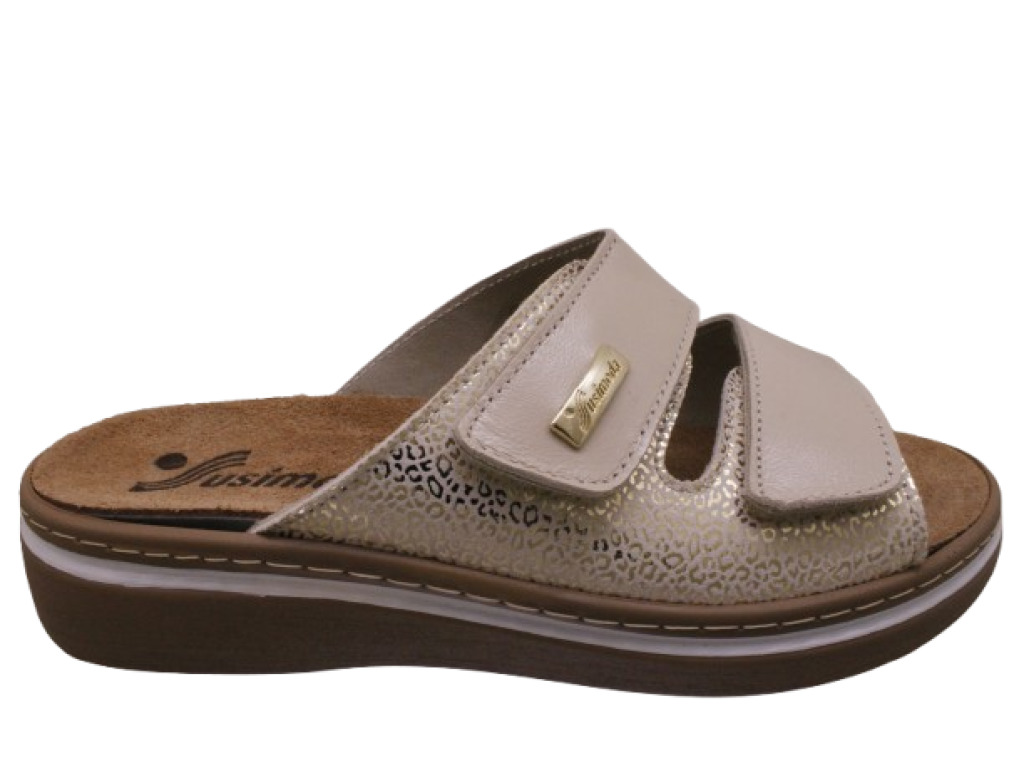 SUSIMODA  K254 BEIGE ciabatte donna
