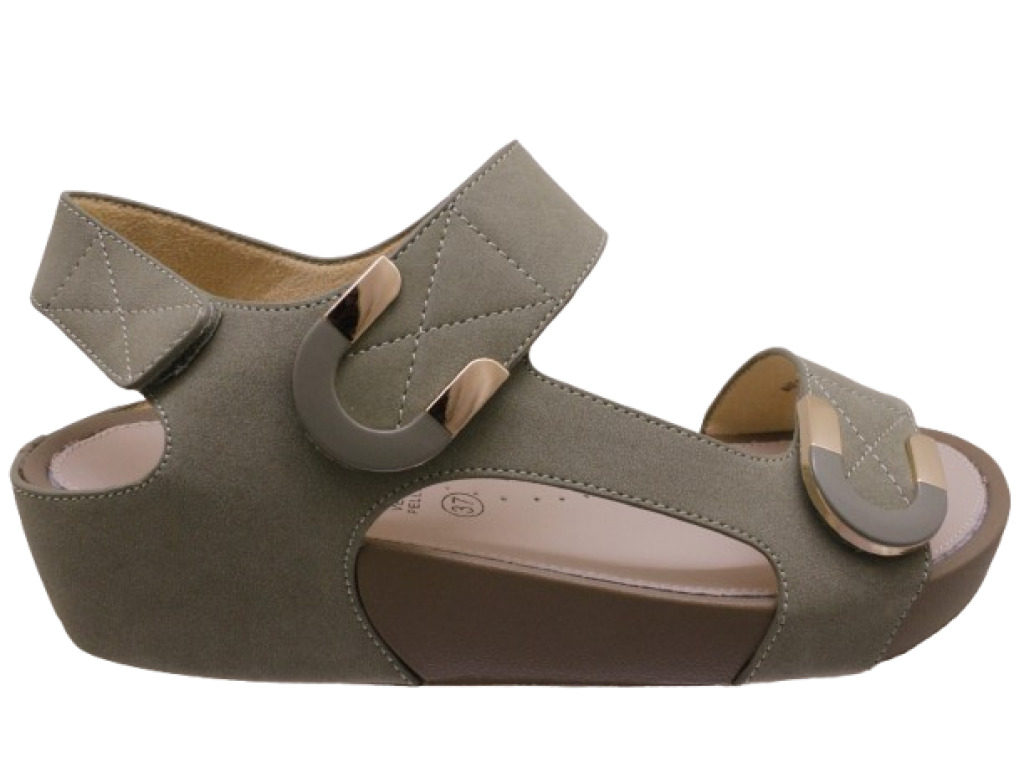 GRUNLAND  SA1996 C9DIRA VERDE sandali donna