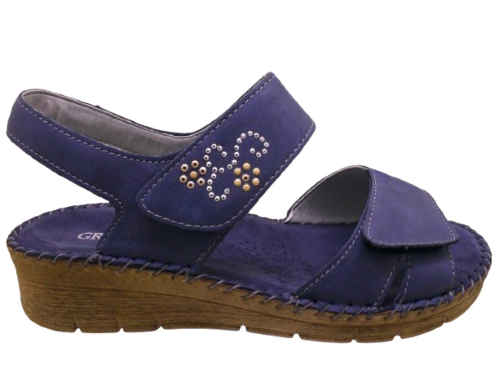 GRUNLAND  SA1975 80PALO BLU sandali donna