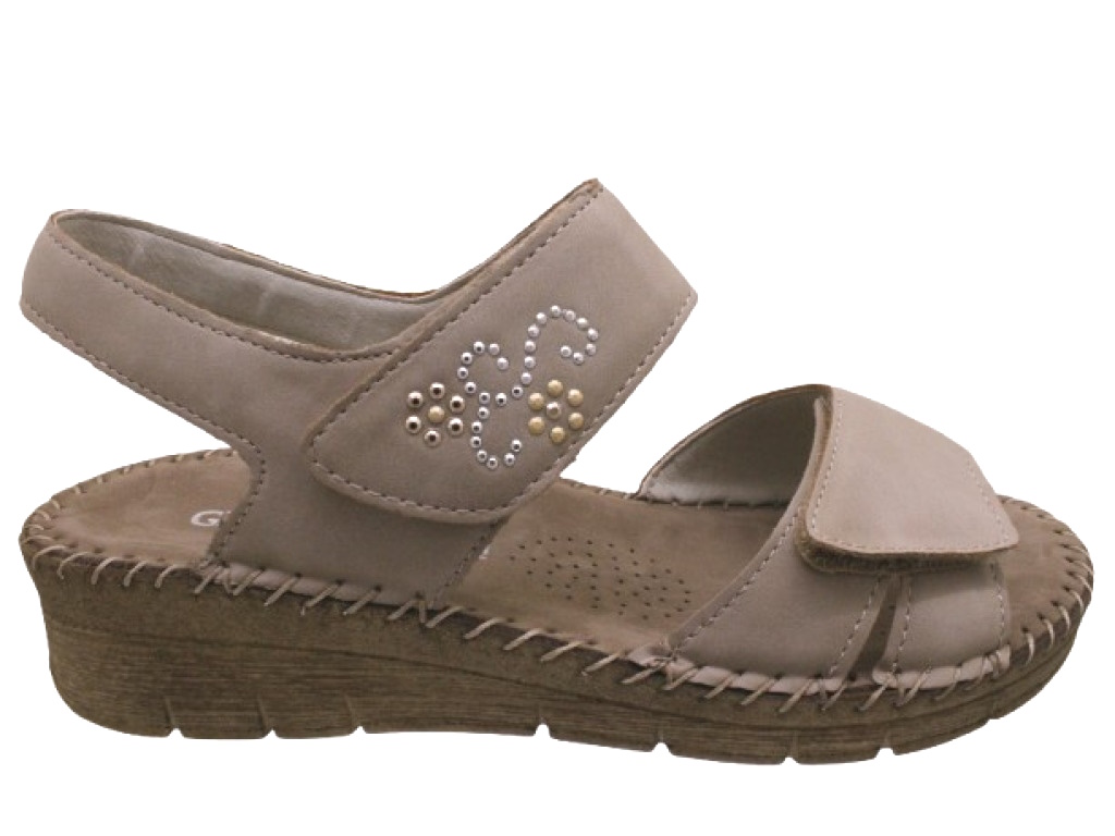 GRUNLAND  SA1975 80PALO TAUPE sandali donna