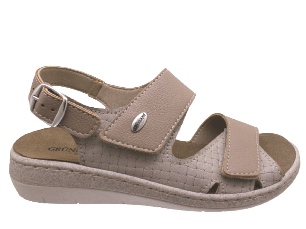 GRUNLAND  DASA SE0194 BEIGE sandali donna