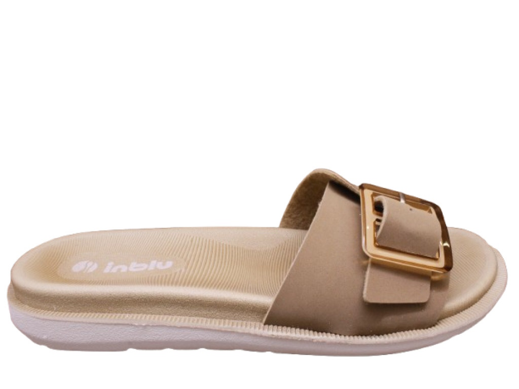 INBLU  SF000008 TAUPE ciabatte donna