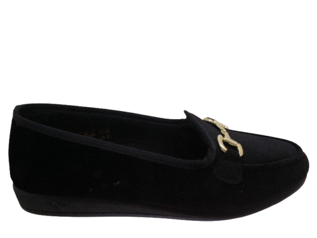 DOREA  557 NERO pantofole donna
