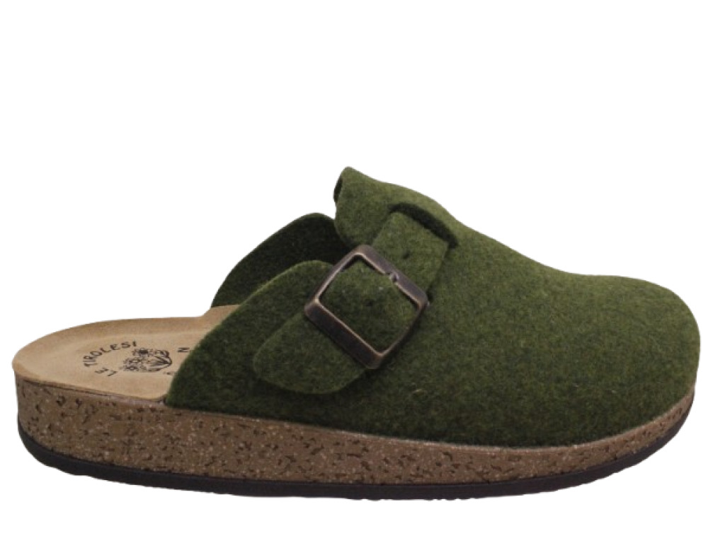 LE TIROLESI  375 VERDE ciabatte uomo