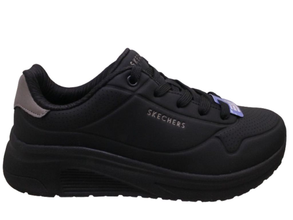 SKECHERS  190265 BBK UNO LITE 2 NERO  sneakers donna