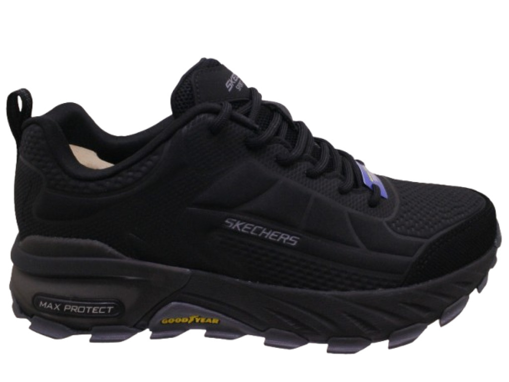 SKECHERS  237672 BKCC MAX PROTECT-IRON NERO  sneakers uomo