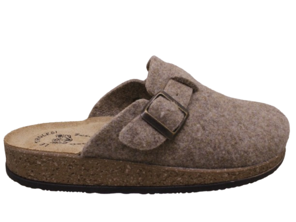 LE TIROLESI  375 TAUPE ciabatte uomo