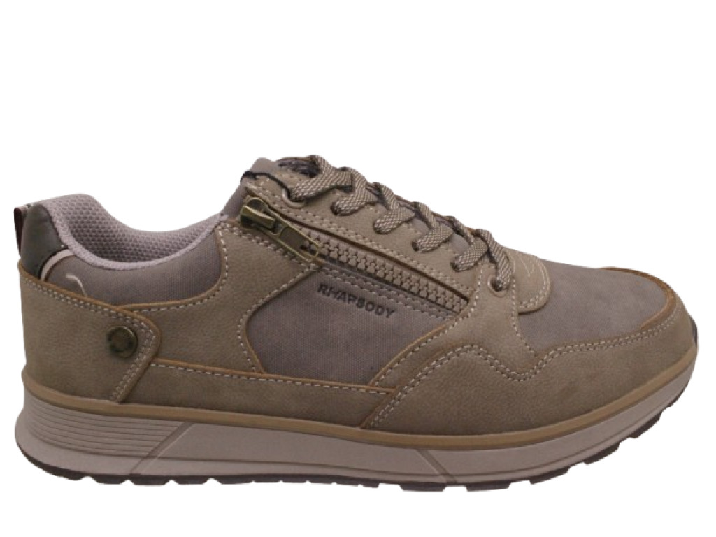 RHAPSODY  25ACM526 TAUPE  sneakers uomo