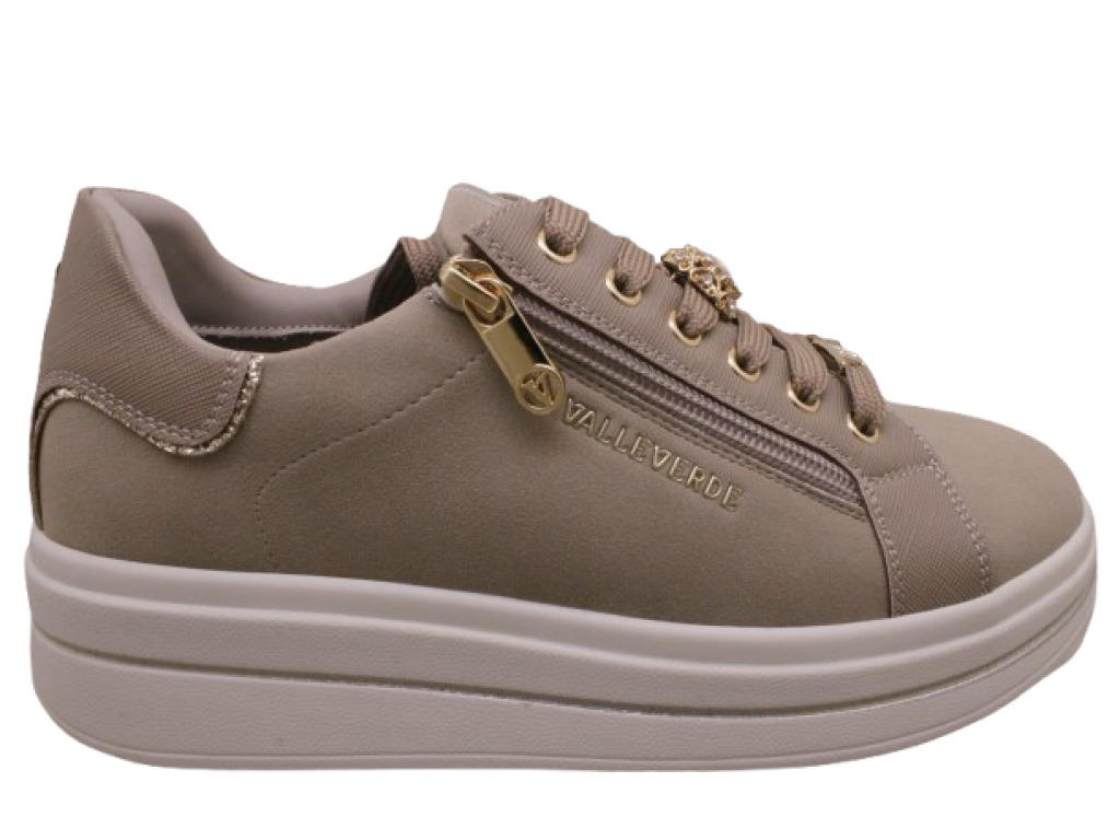 VALLEVERDE  35497 BEIGE  sneakers donna