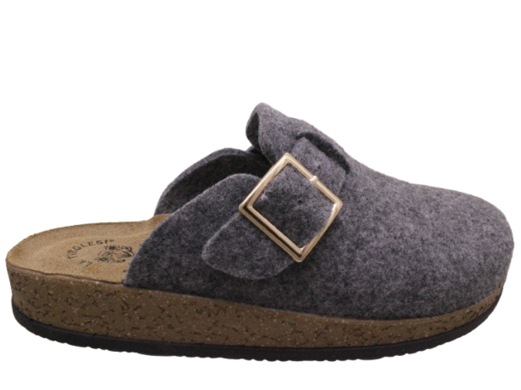 LE TIROLESI  355 GRIGIO ciabatte donna