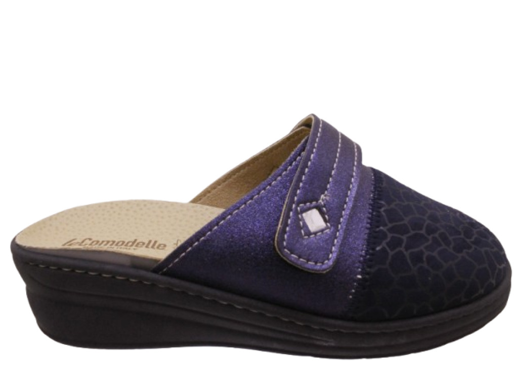 LE COMODELLE  19 ELENA BLU ciabatte donna